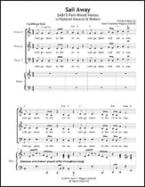 Sail Away SAB choral sheet music cover